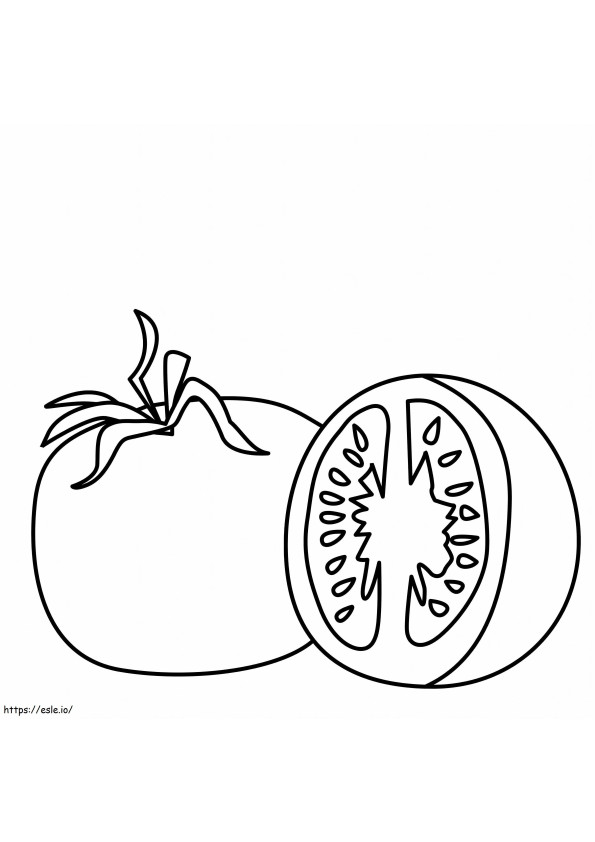 Eineinhalb Tomaten