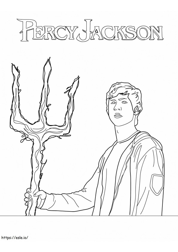 Percy Jackson con il tridente