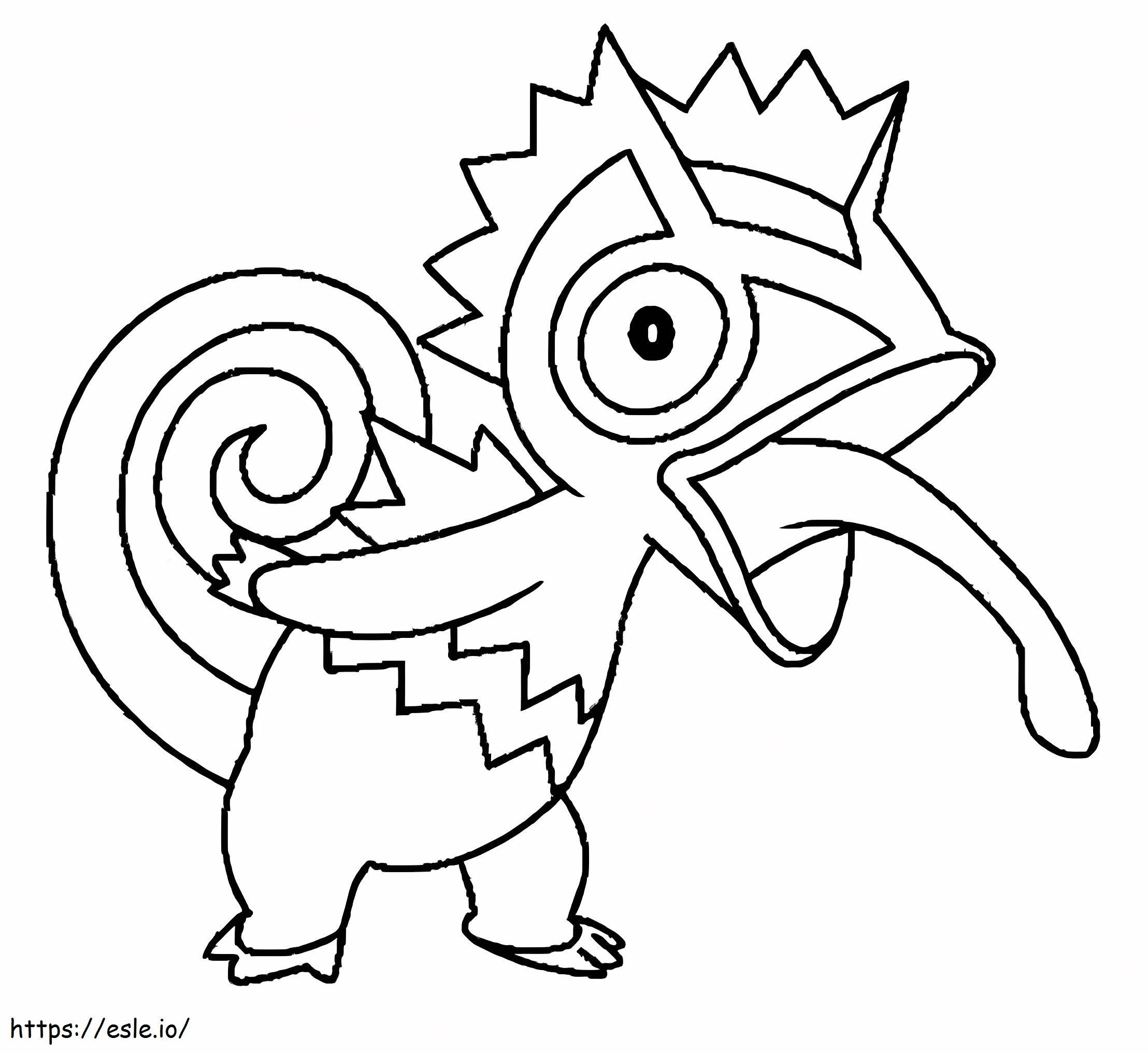 Printable Kecleon coloring page