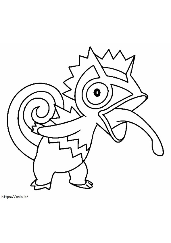Printable Kecleon coloring page