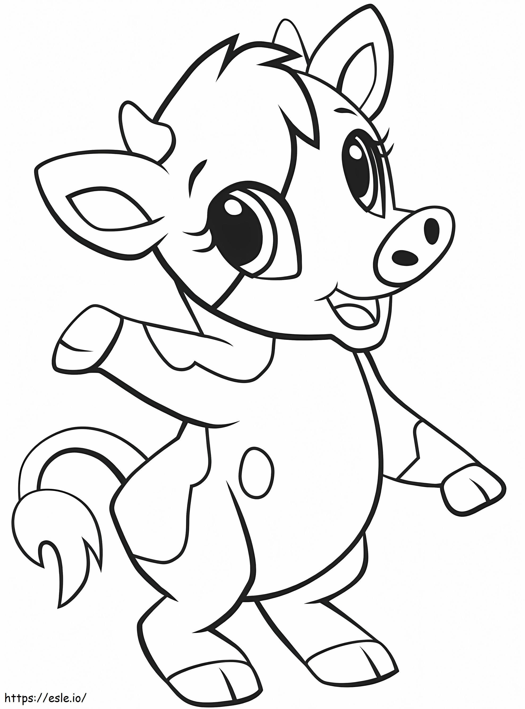 1559984831 Cow A4 coloring page
