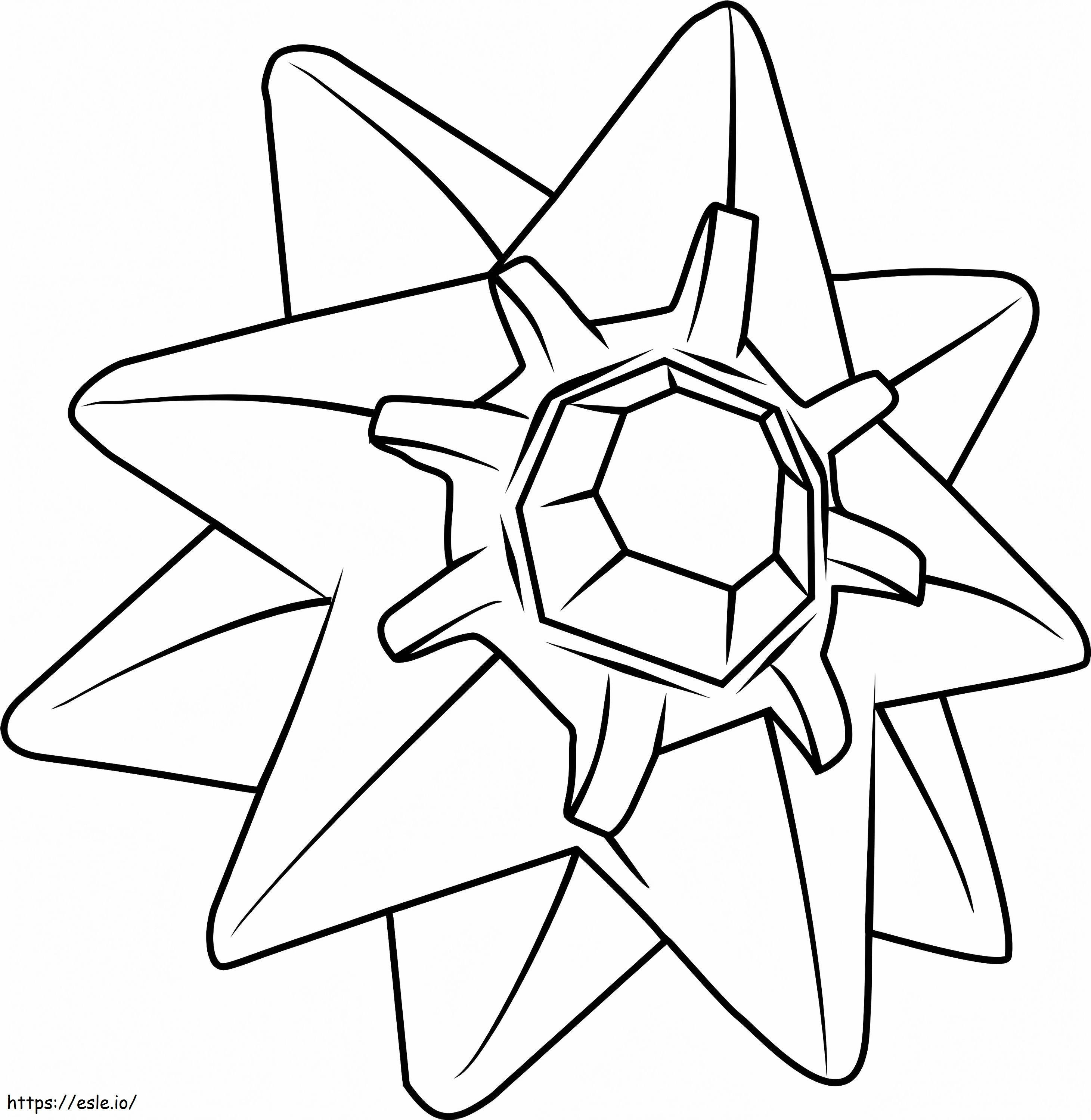 Starmie In Pokemon coloring page