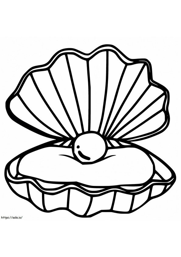 Scallop 4 coloring page