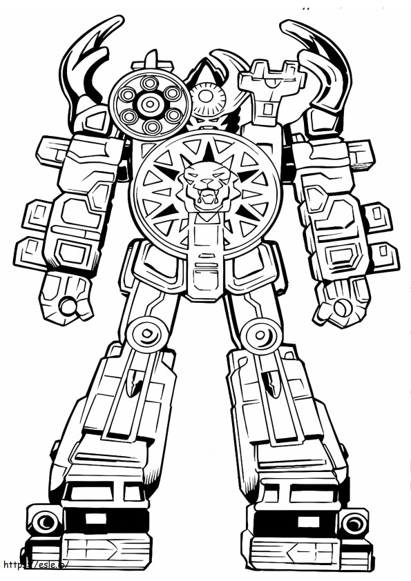 Power Rangers 10 coloring page