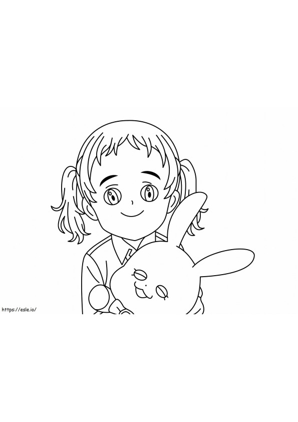 Conny The Promised Neverland coloring page
