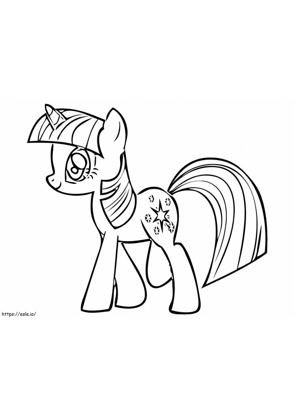 Twilight Sparkle From MLP coloring page