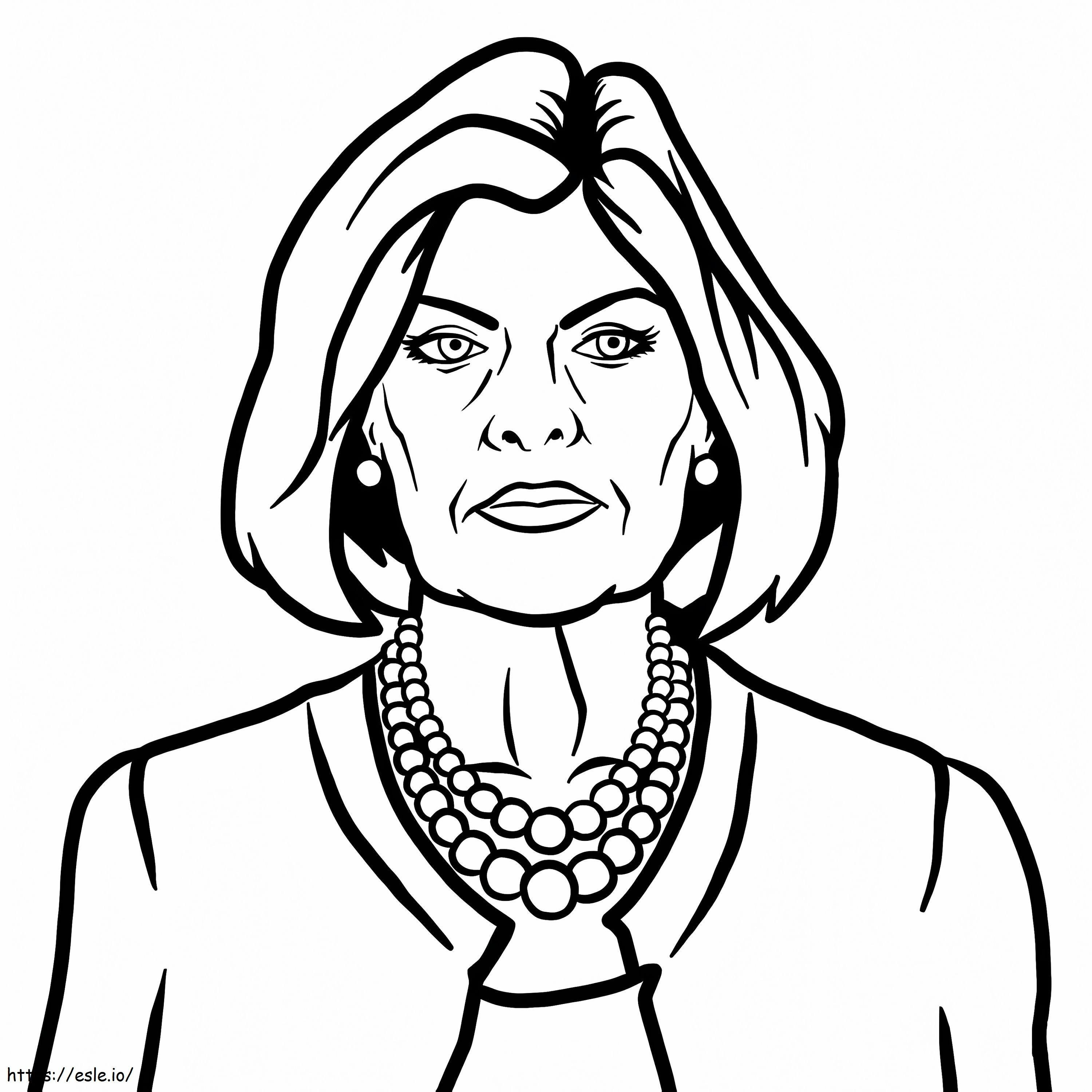 Malory Archer From Sterling Archer coloring page