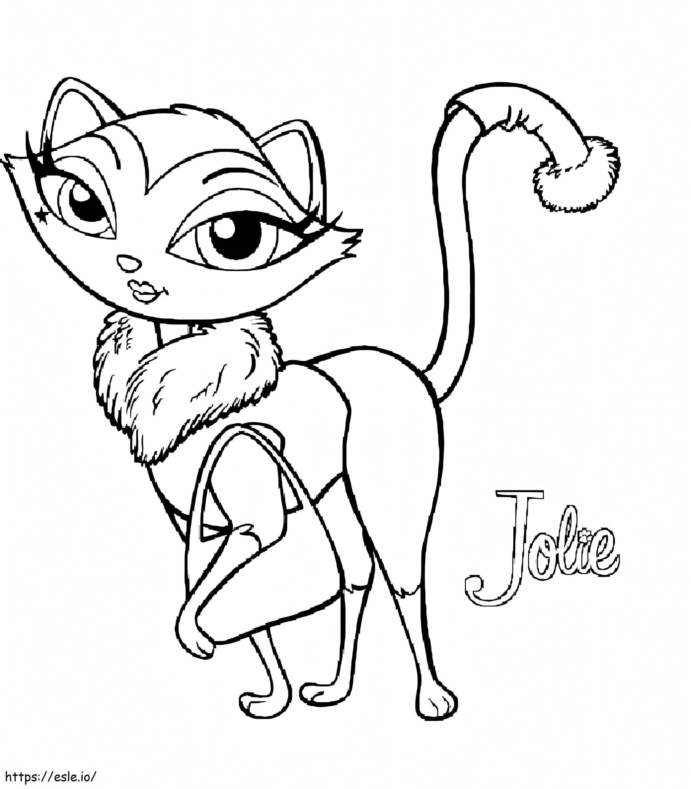 Jolie From Bratz Petz coloring page