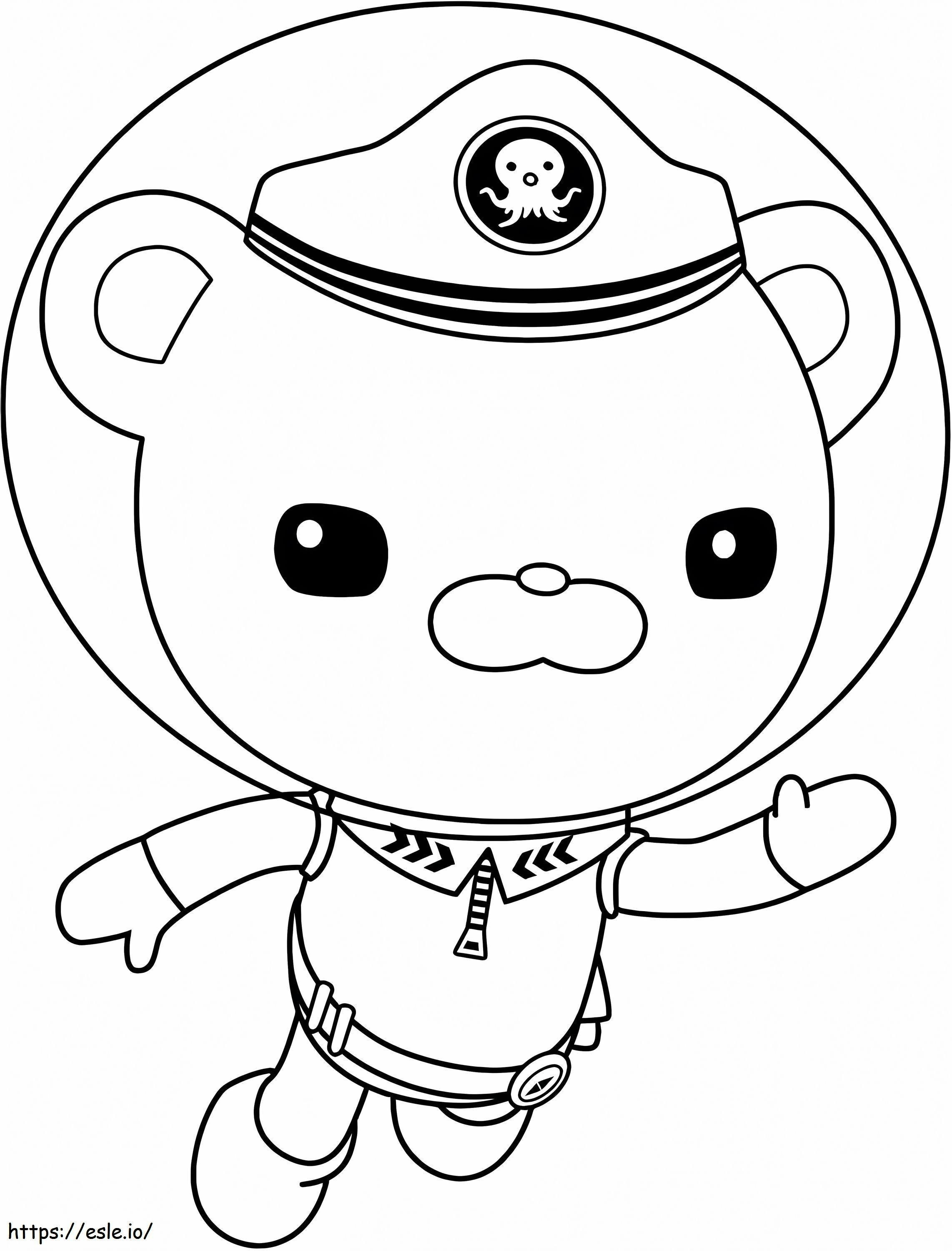 Captain Barnacles coloring page