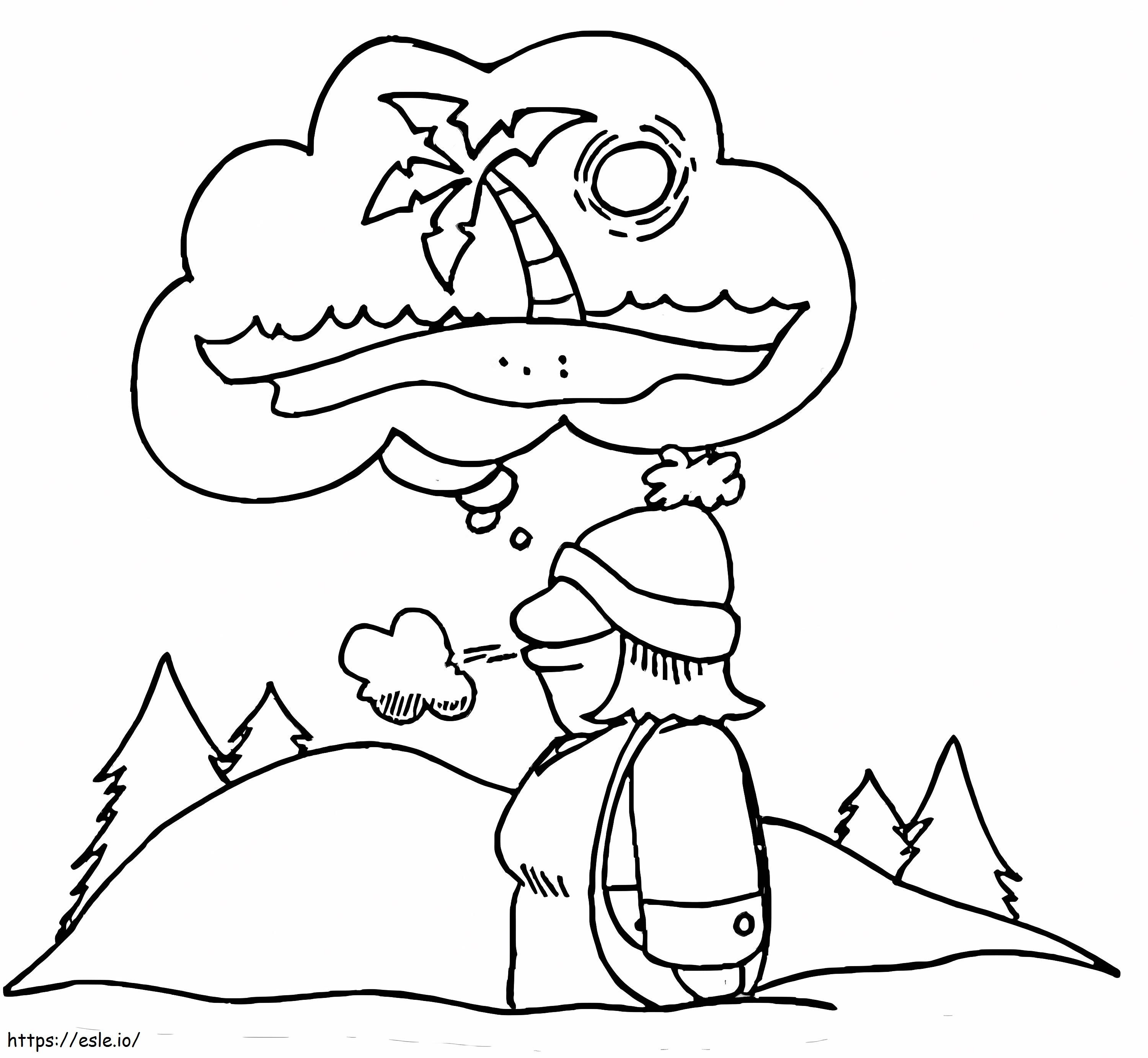 Canadian Dream Coloring Page