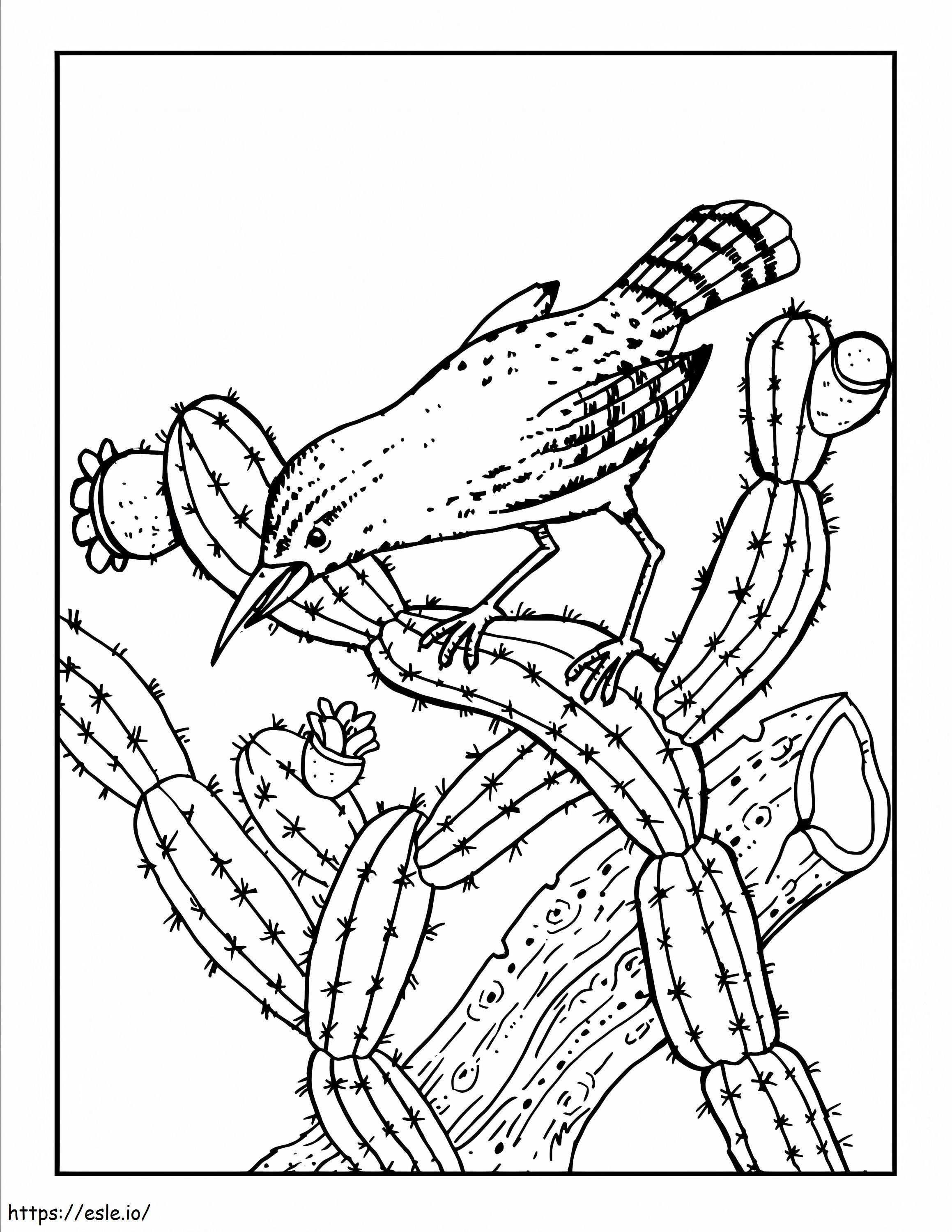 Coloriage Cactus 3 à imprimer dessin