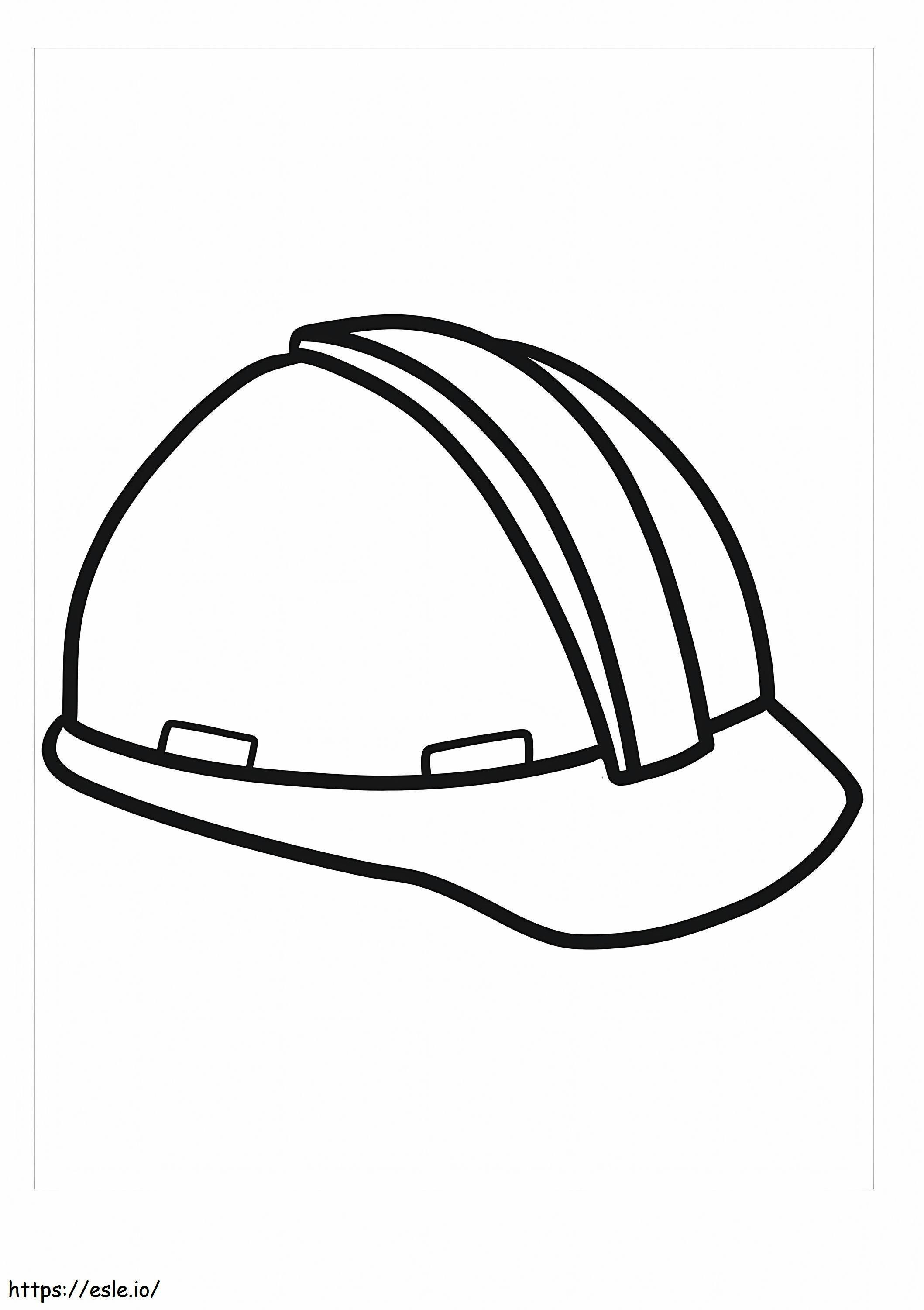 Work Hat coloring page