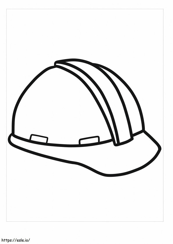 Work Hat coloring page