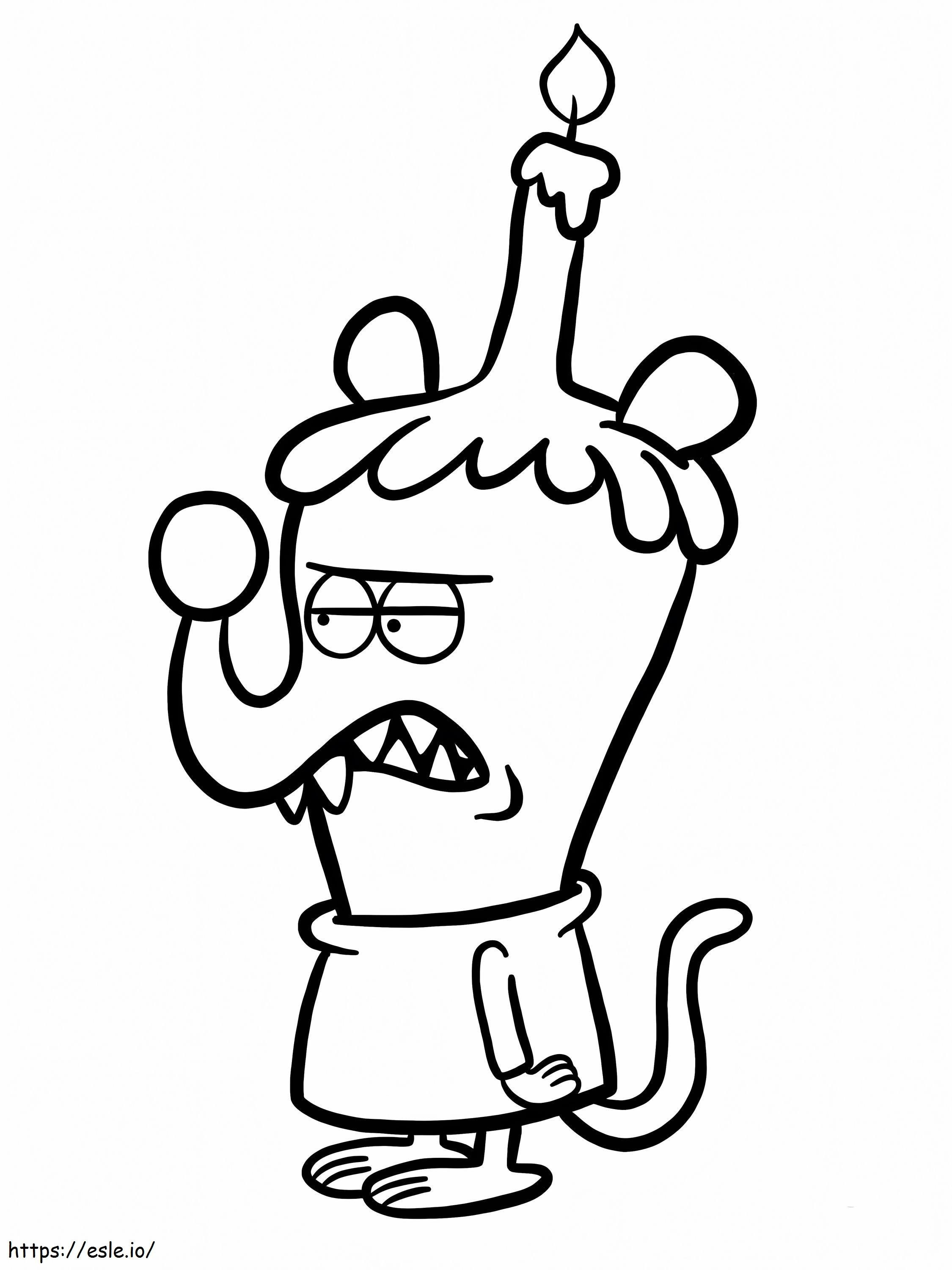 Gorgonzola From Chowder coloring page