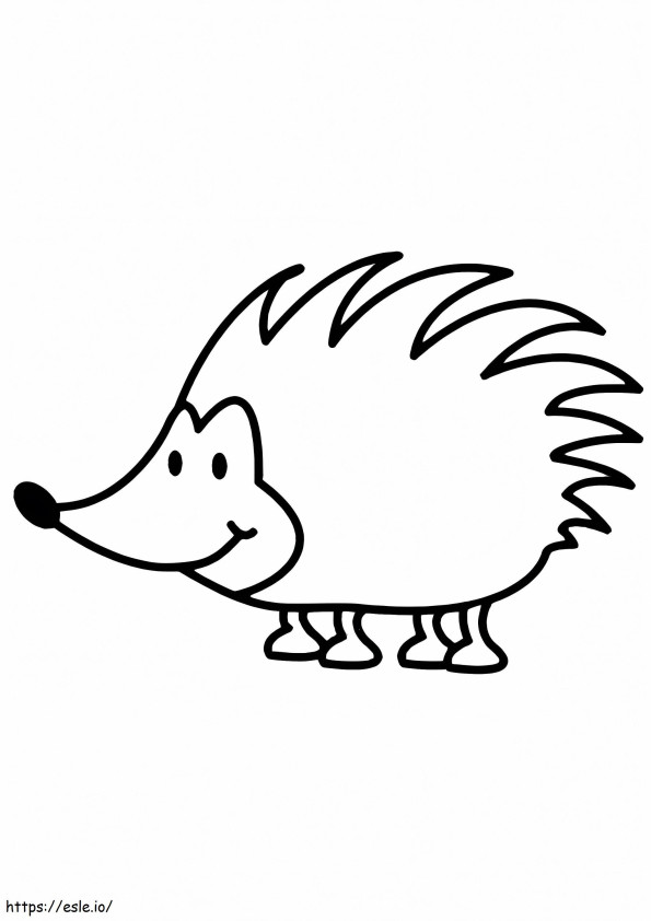 Normal Hedgehog coloring page