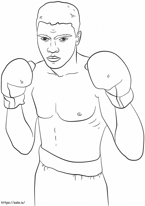 1562052818 Muhammad Ali A4 coloring page