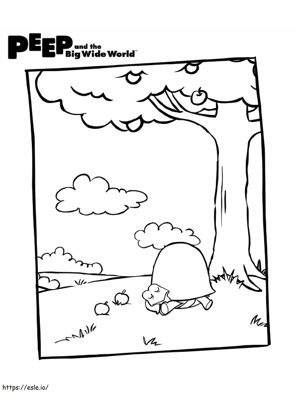 Peep And The Big Wide World 2 coloring page