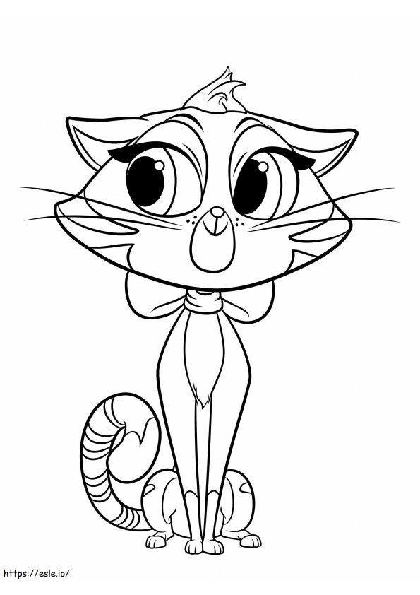 Lindo Hissy Scaled coloring page