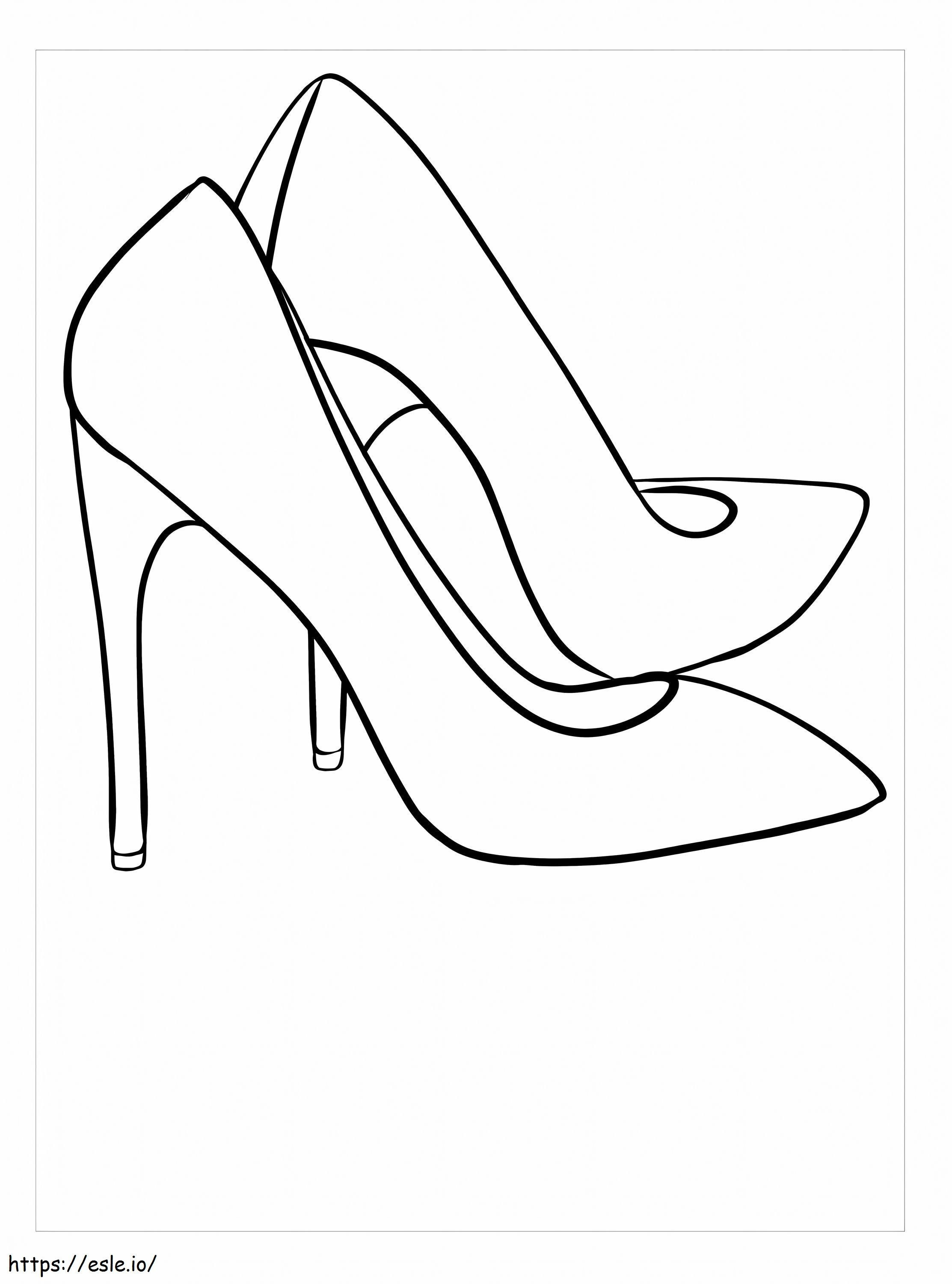 High Heels coloring page