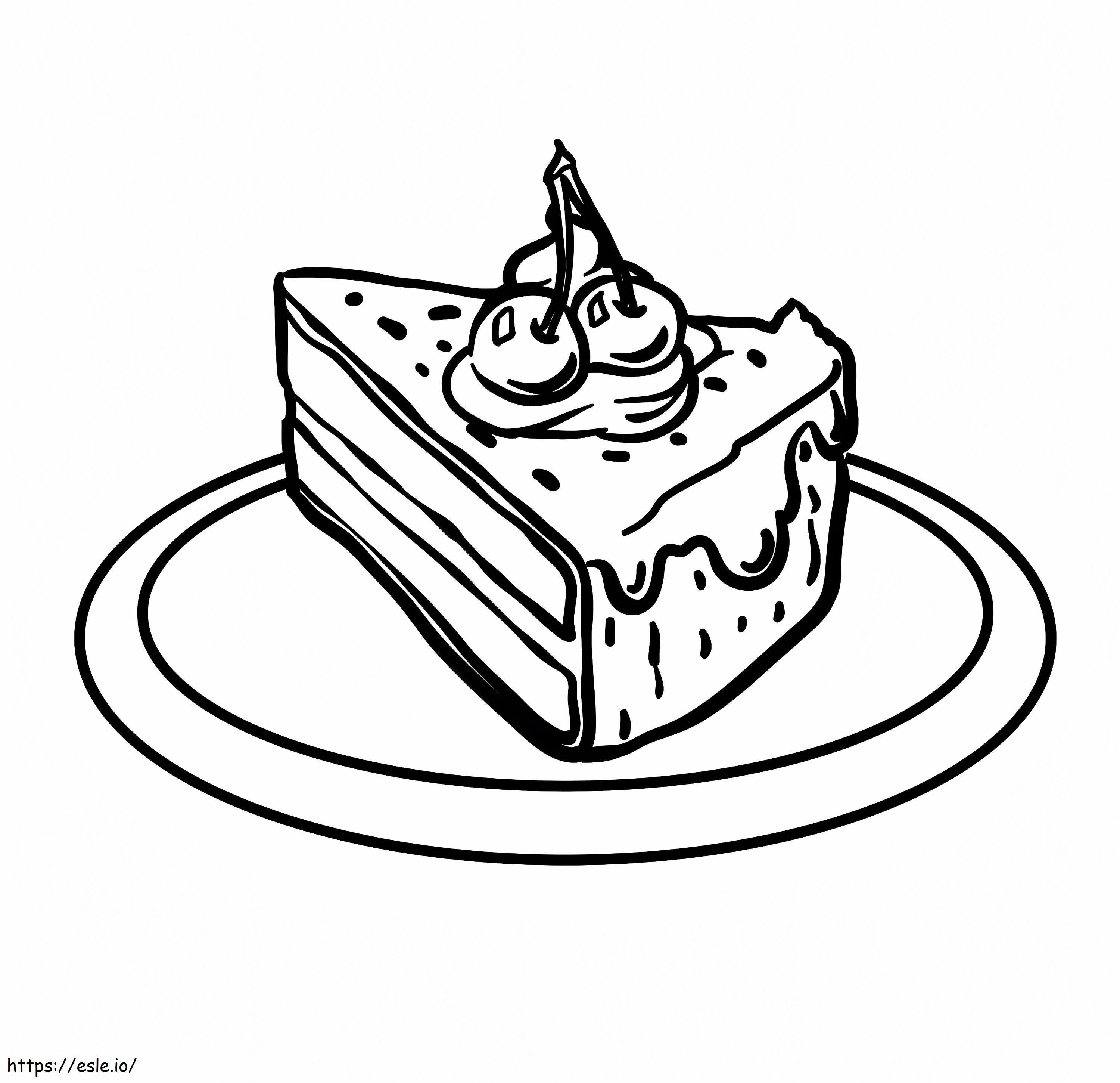 Small Piece Of Cake coloring page