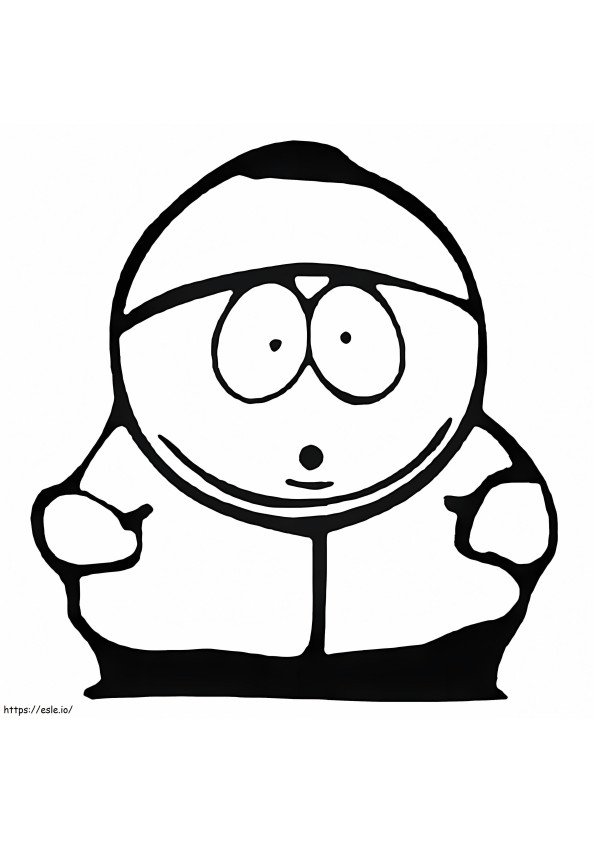 Eric Cartman yang lucu Gambar Mewarnai