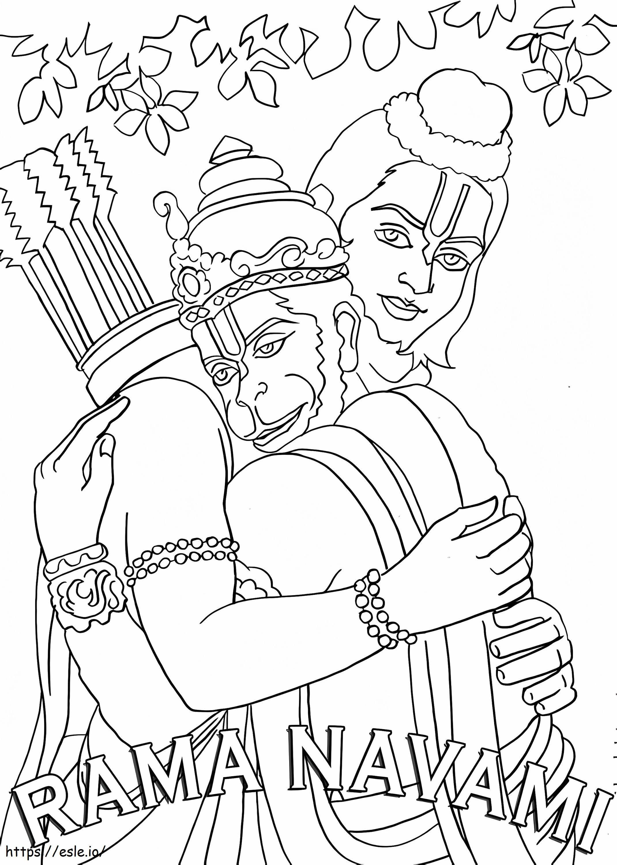 Rama Navami 7 värityskuva