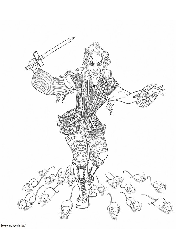 1562205206 Mother Ginger A4 coloring page