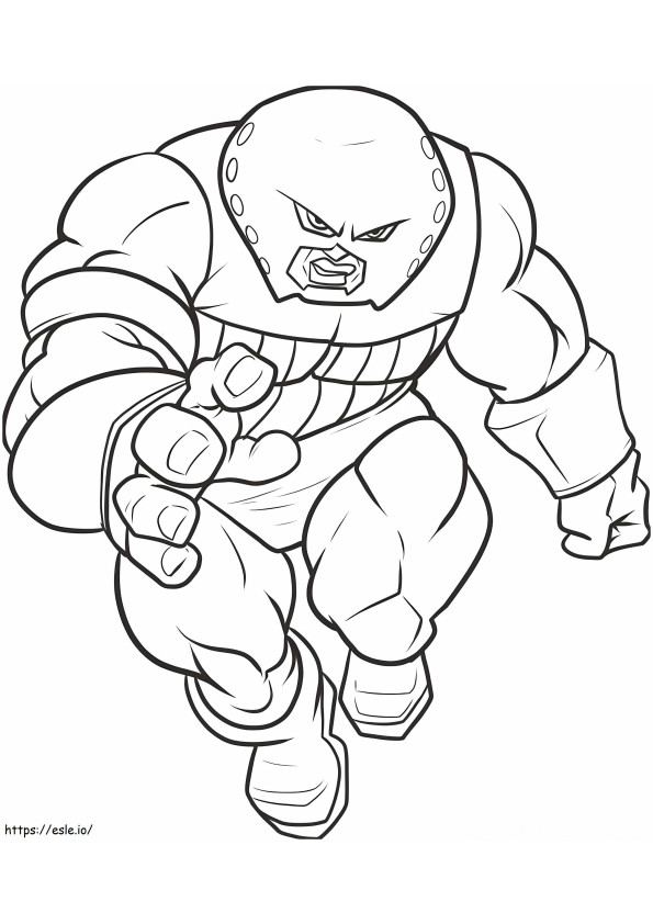 1544839187 Disegno Libro da colorare Sorprendente Come disegnare Juggernaut Passo dopo passo Personaggi Marvel del disegno del libro da colorare da colorare