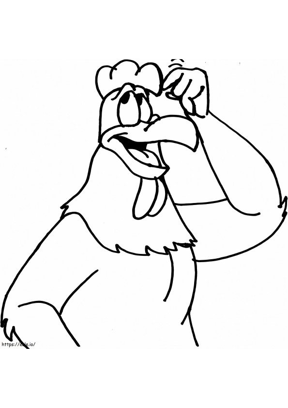 Foghorn Leghorn 1 coloring page