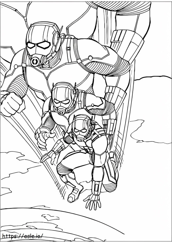 Ant Man Shrinks His Body