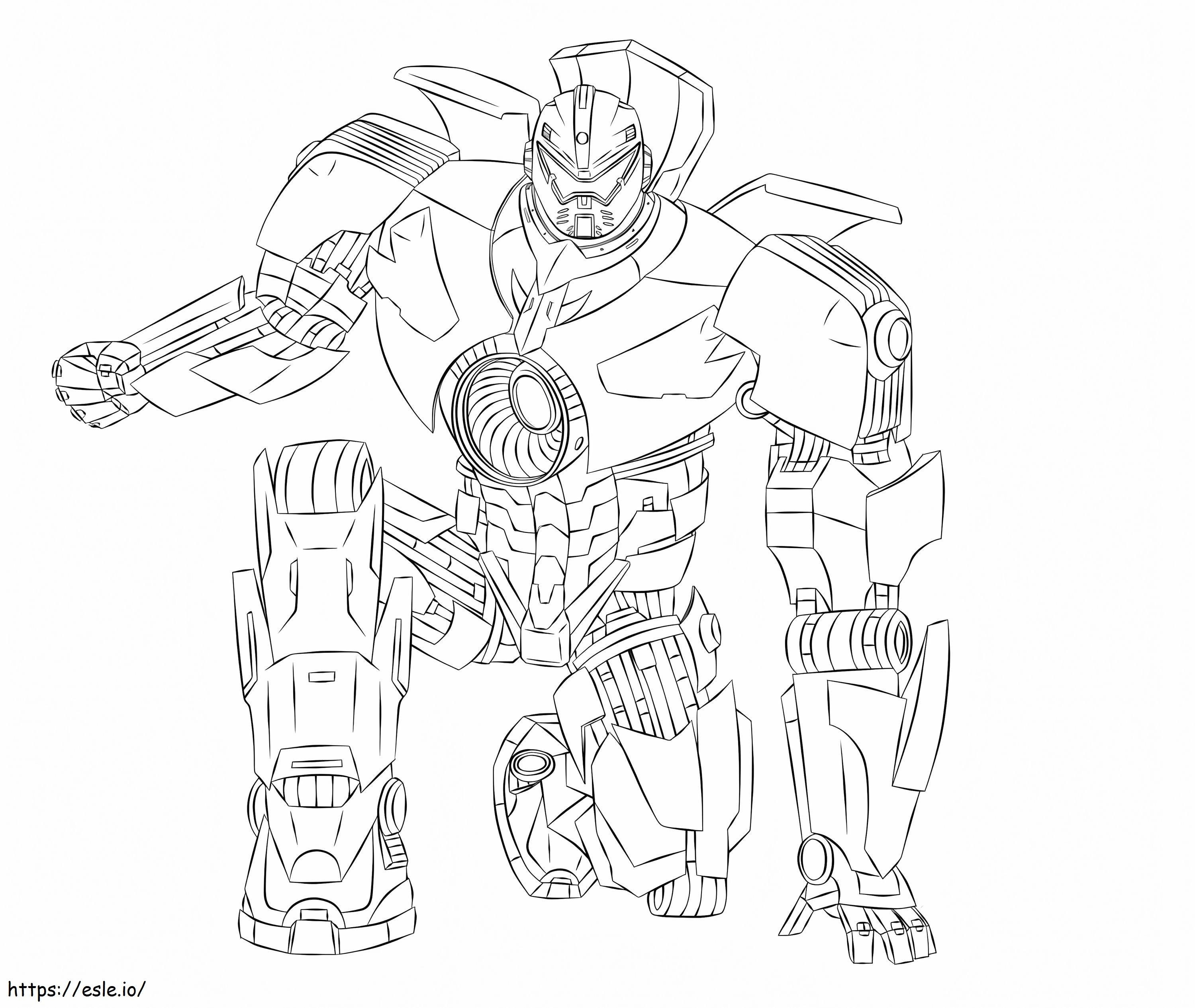 Gipsy Danger Pacific Rim coloring page