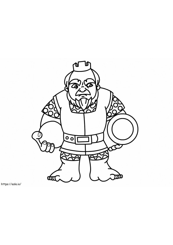 Giant Clash Royal coloring page
