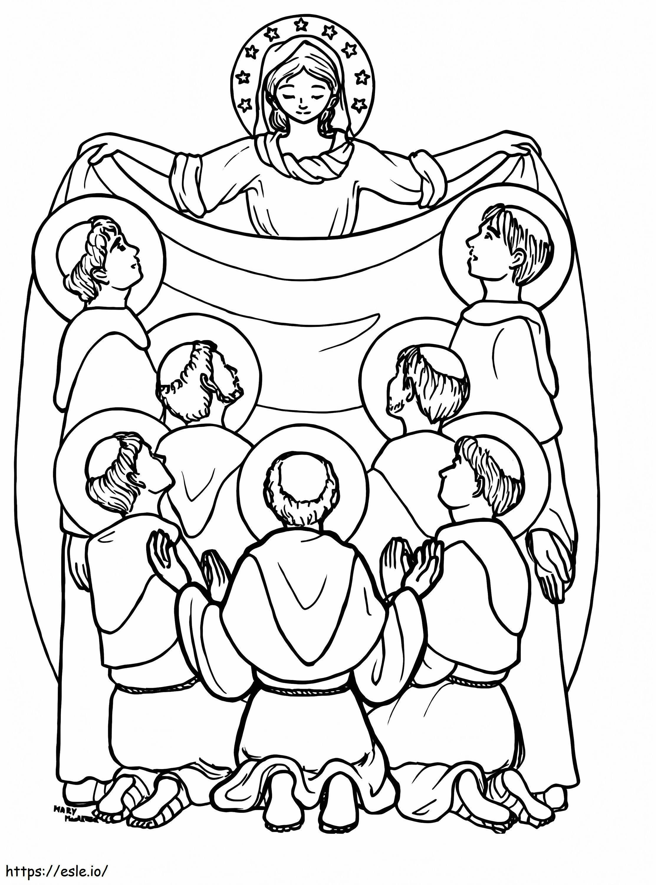 All Saints Day 5 coloring page