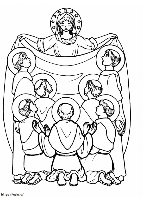 All Saints Day 5 coloring page