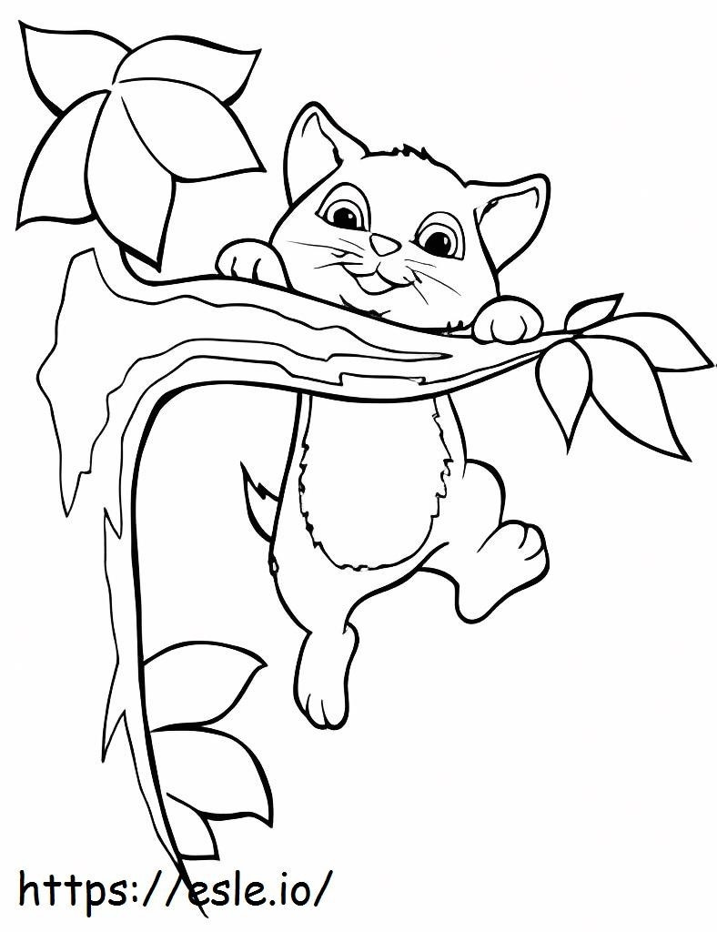 Climbing Tom coloring page