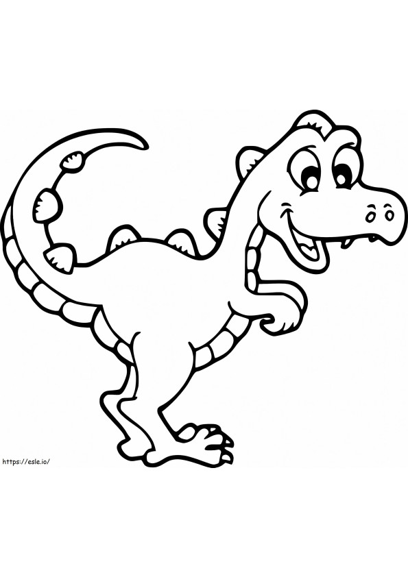 Dinossauro Tyrex para colorir
