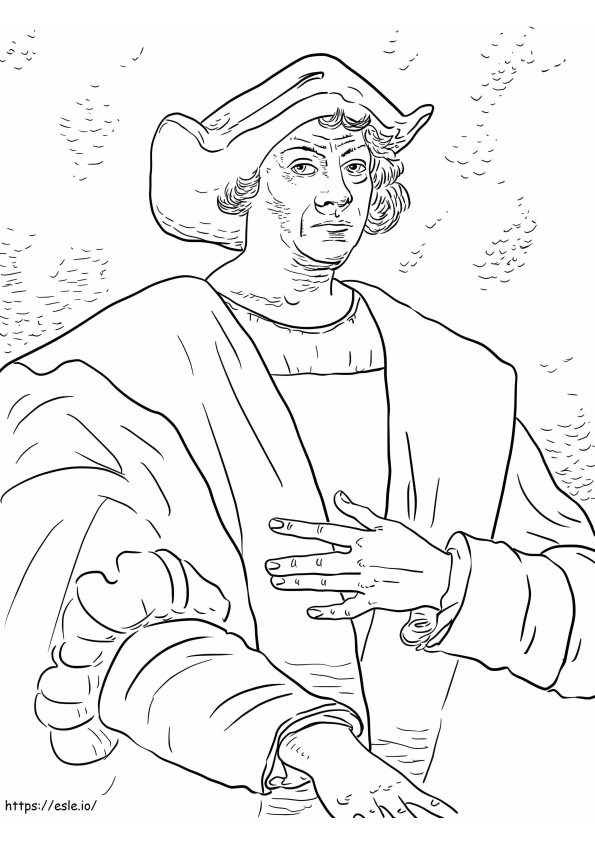 Christopher Columbus 12 coloring page
