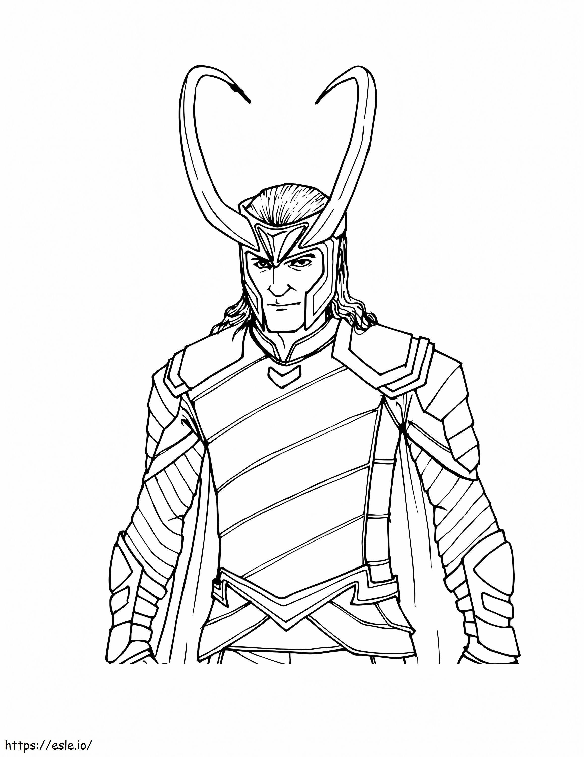 Loki God Of Mischief coloring page