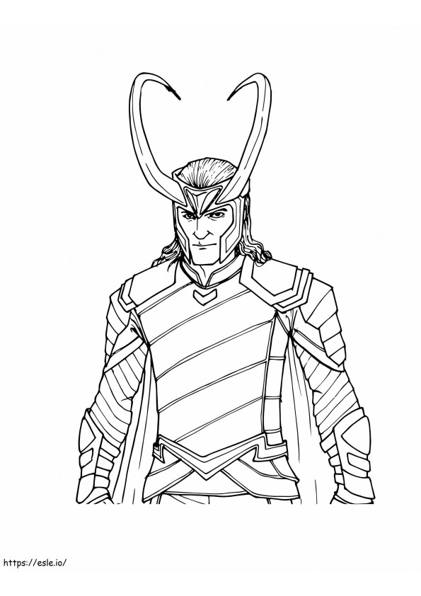 Loki God Of Mischief coloring page