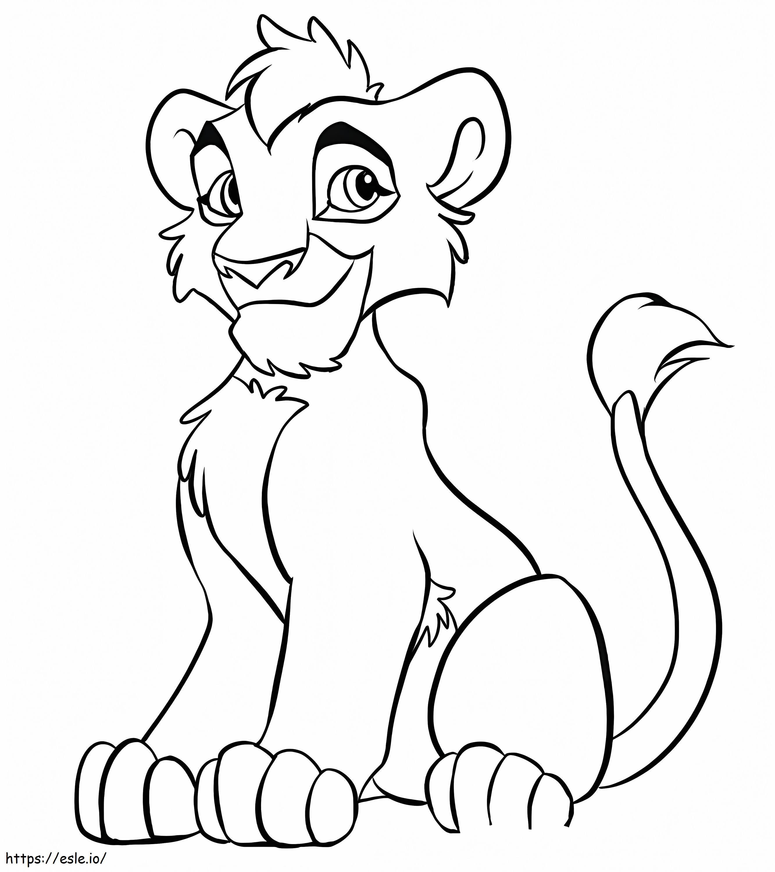 Coloriage Sinbad à grande gueule à imprimer dessin