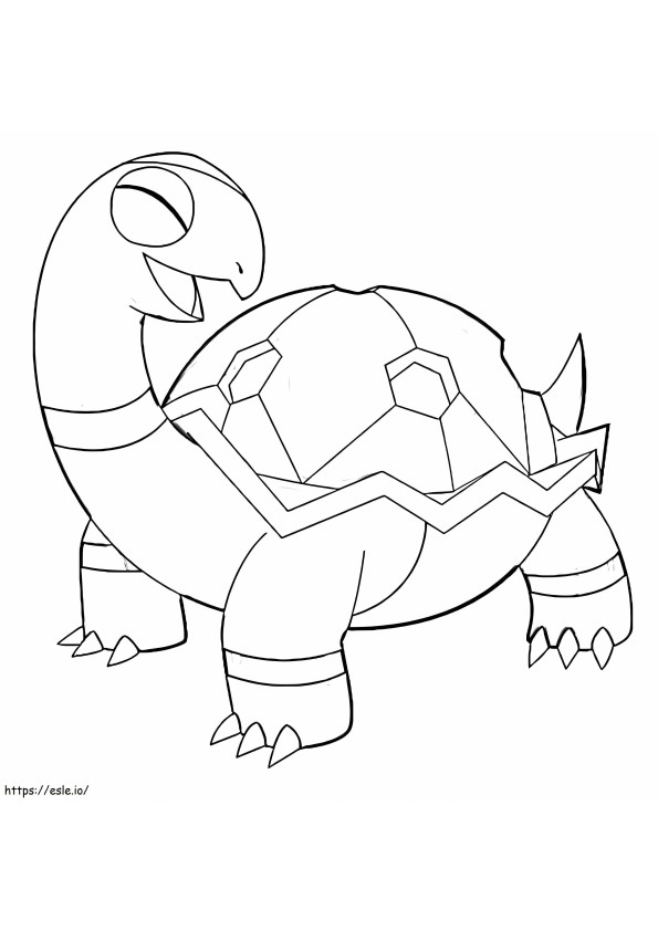 Coloriage Pokémon Torkoal 2 à imprimer dessin