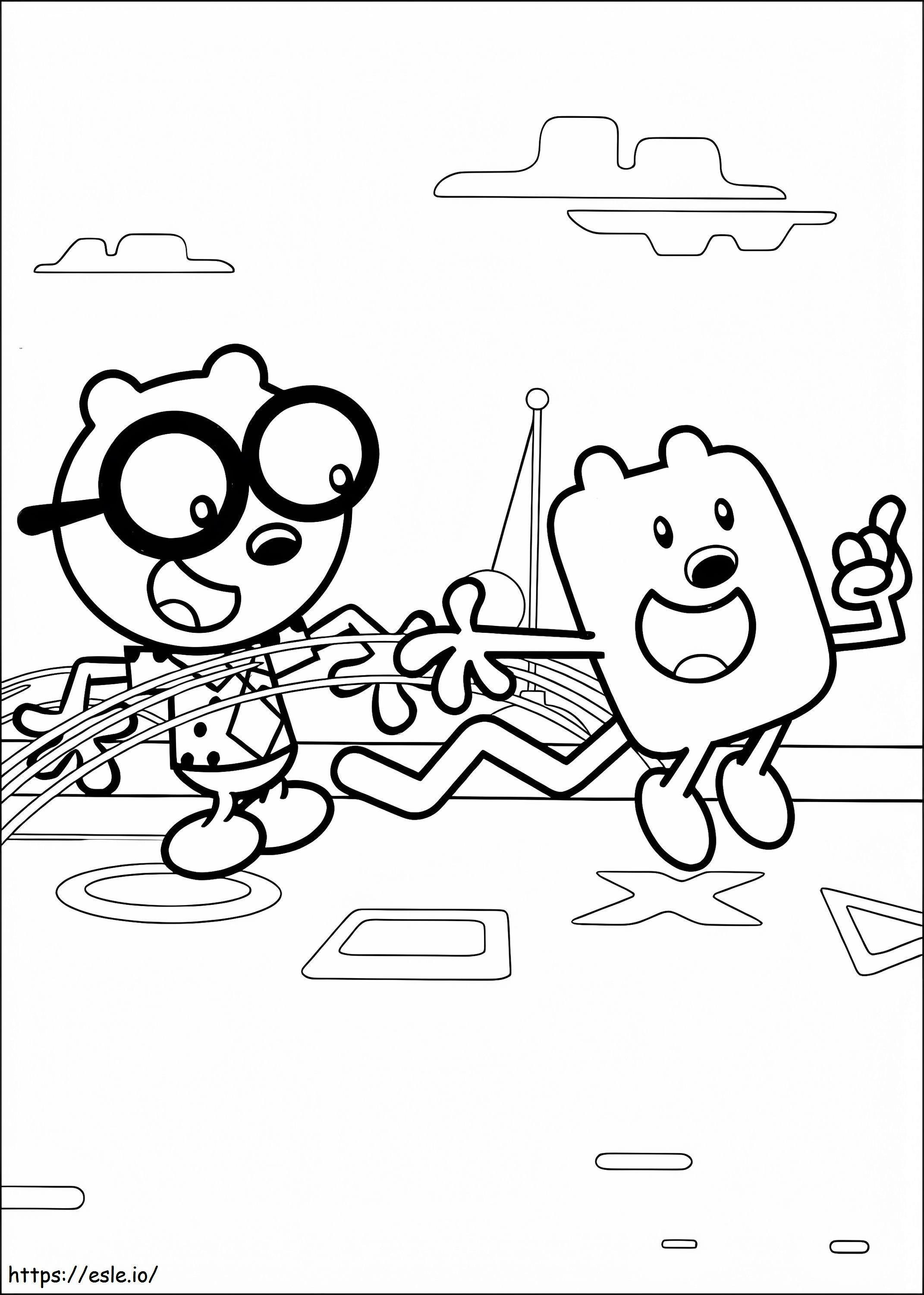 Walden And Wubbzy coloring page