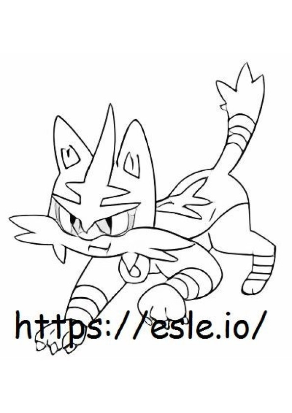 Torracat coloring page