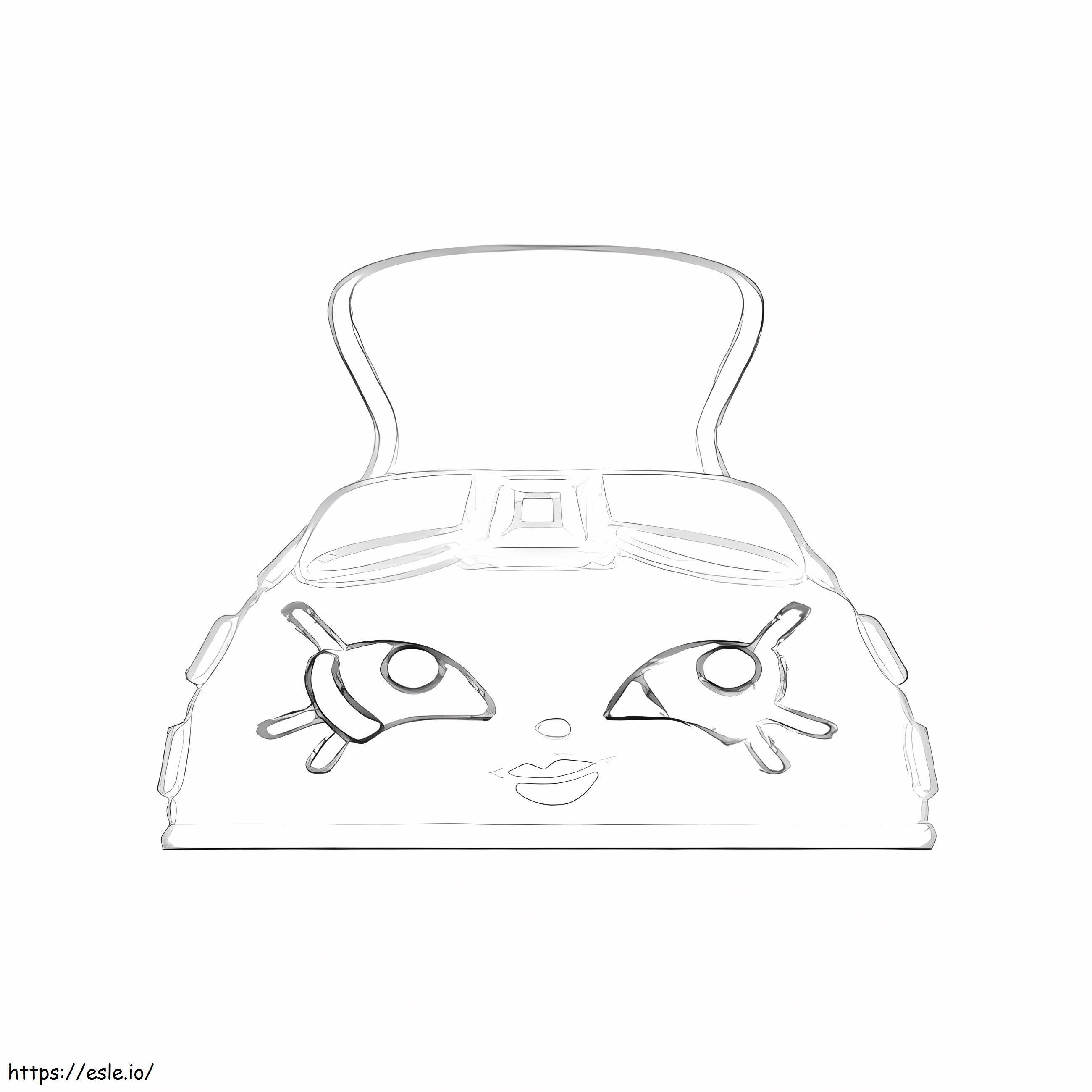 HEELY Shopkin coloring page
