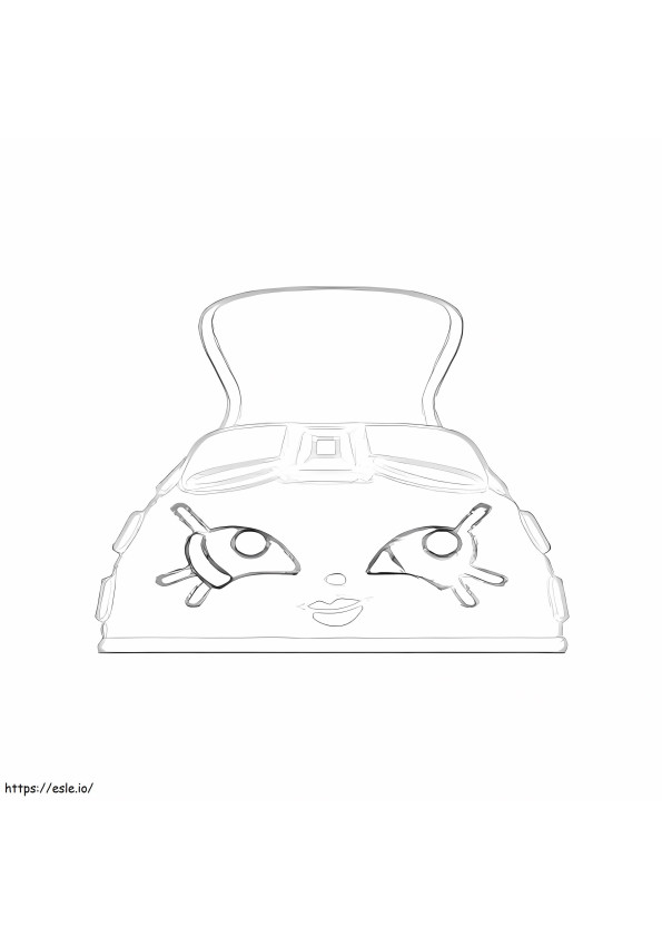 HEELY Shopkin coloring page