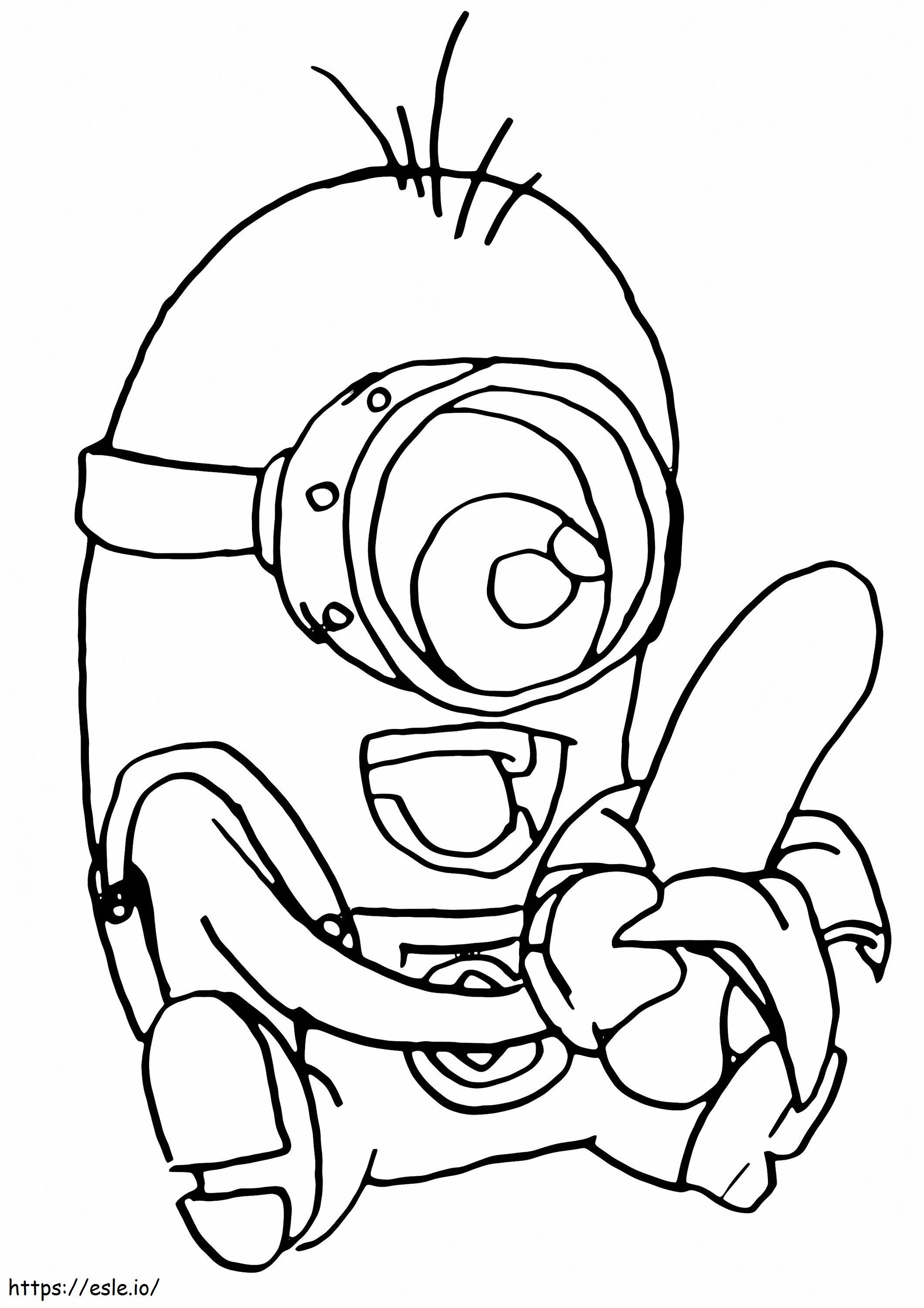 1531711727 Minion Donny mit Banane A4 ausmalbilder