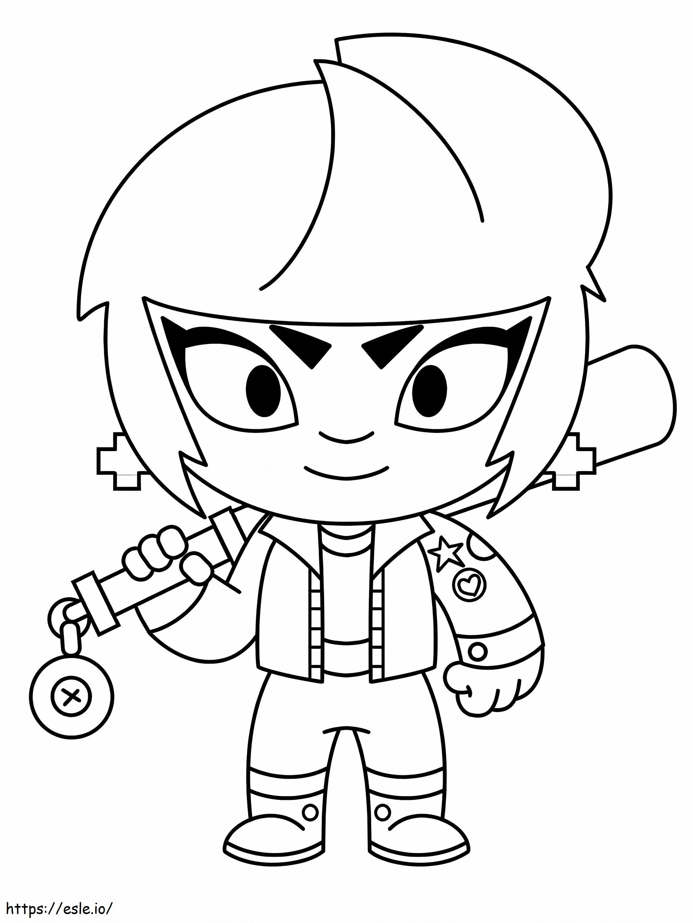 Coloriage Bibi Brawl Stars à imprimer dessin