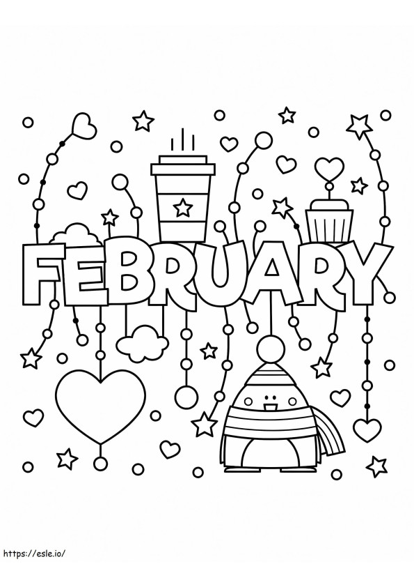 February 4 coloring page
