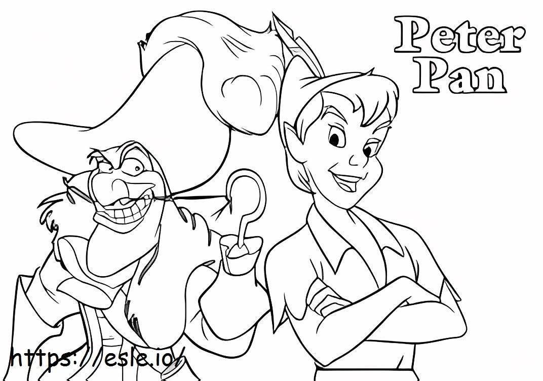 Peter și Hook amuzant de colorat