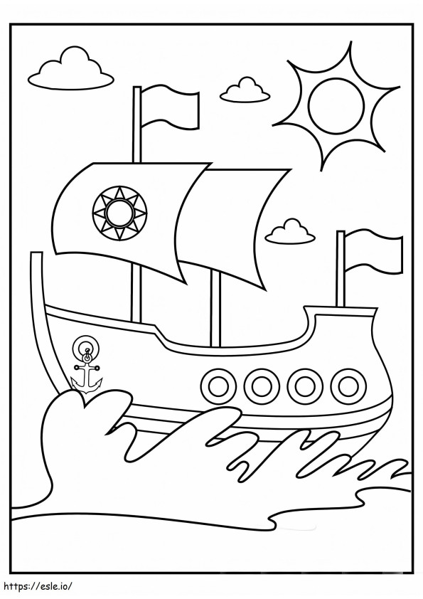 Nave Normal coloring page